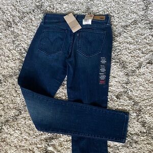 Levi's Women Jeans Slim Straight Dark Blue